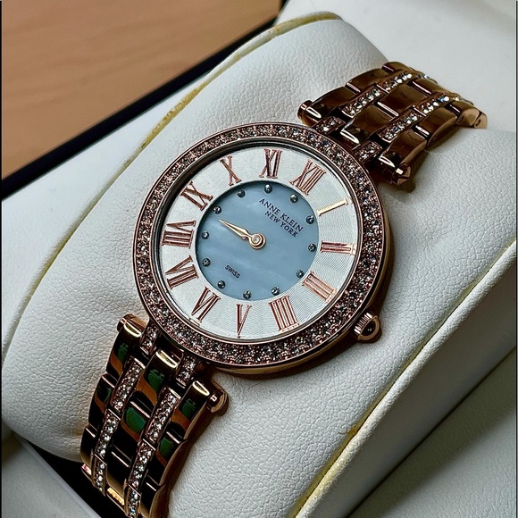 ANNE KLEIN WOMEN WATCHES WITH CRYSTALL, SWISS - Picture 3 of 4